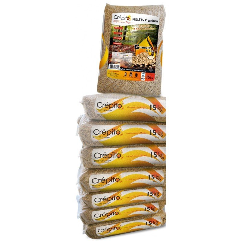 Pellets Crépito – Palete com 72 Sacos de 15 kg