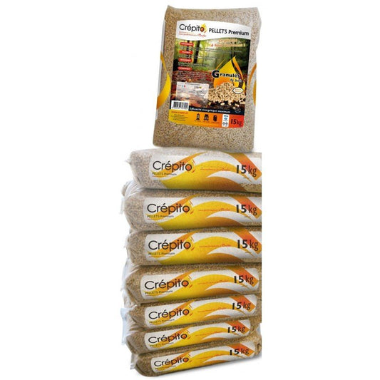 Pellets Crépito – Palete com 72 Sacos de 15 kg